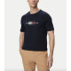 TOMMY HILFIGER SCRIPT FLAG REGULAR TEE MW0MW43226 DW5-NAVY BLUE