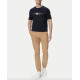 TOMMY HILFIGER SCRIPT FLAG REGULAR TEE MW0MW43226 DW5-NAVY BLUE