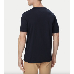 TOMMY HILFIGER SCRIPT FLAG REGULAR TEE MW0MW43226 DW5-NAVY BLUE