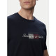 TOMMY HILFIGER SCRIPT FLAG REGULAR TEE MW0MW43226 DW5-NAVY BLUE