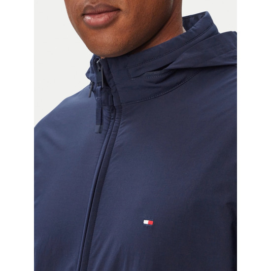 TOMMY HILFIGER PERFORMANCE GRAPHIC ZIP THROUGH MW0MW43443 DCC-CARBON NAVY