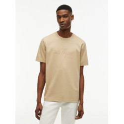 TOMMY HILFIGER NAUTICAL ROPE INTERLOCK REG TEE MW0MW44257 AEG-BATIQUE KHAKI