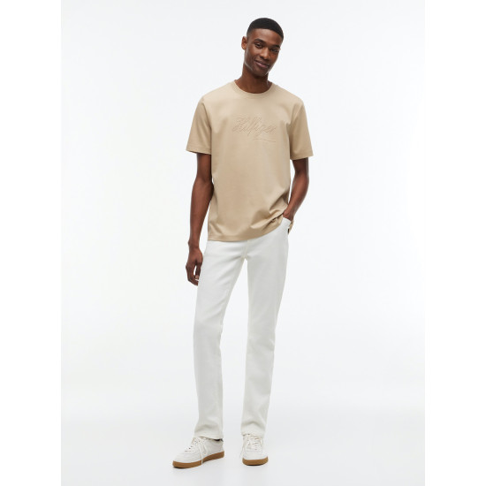 TOMMY HILFIGER NAUTICAL ROPE INTERLOCK REG TEE MW0MW44257 AEG-BATIQUE KHAKI