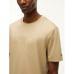 TOMMY HILFIGER NAUTICAL ROPE INTERLOCK REG TEE MW0MW44257 AEG-BATIQUE KHAKI