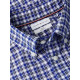 TOMMY HILFIGER FLEX POPLIN TARTAN BTD RF SHIRT MW0MW44595 0MS-ANCIENT BLUE/CHECK