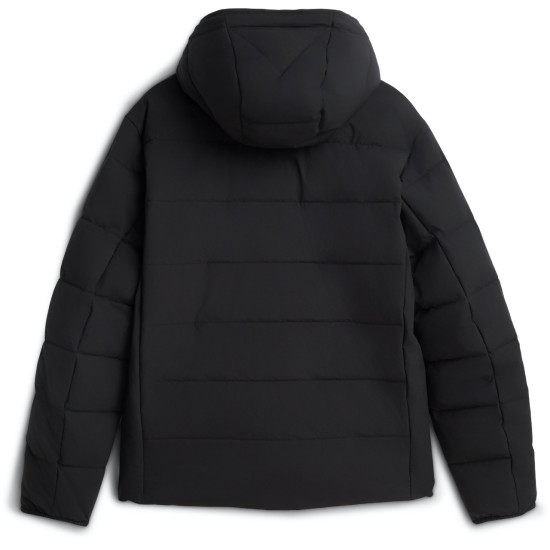 TOMMY HILFIGER DETACHABLE HOODED BRANDED PUFFER MW0MW45273 BDS