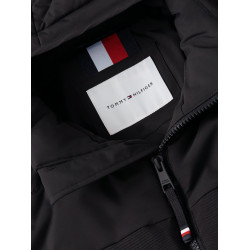 TOMMY HILFIGER DETACHABLE HOODED BRANDED PUFFER MW0MW45273 BDS