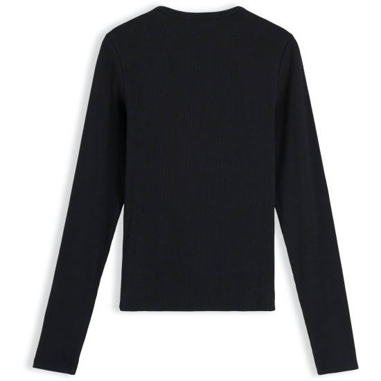 TOMMY JEANS SLIM ESSENTIAL RIB LONGSLEEVE TSHIRT DW0DW17387 BDS 