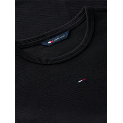 TOMMY JEANS SLIM ESSENTIAL RIB LONGSLEEVE TSHIRT DW0DW17387 BDS 