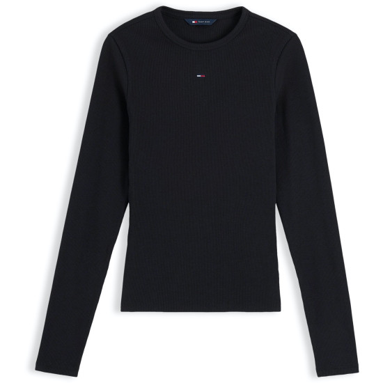 TOMMY JEANS SLIM ESSENTIAL RIB LONGSLEEVE TSHIRT DW0DW17387 BDS 