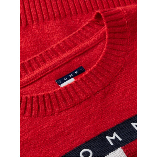 TOMMY JEANS SPARKLE FLAG SWEATER EXT DW0DW21690 XMD