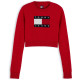 TOMMY JEANS SPARKLE FLAG SWEATER EXT DW0DW21690 XMD