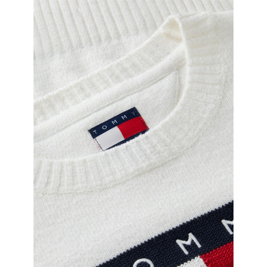 TOMMY JEANS SPARKLE FLAG SWEATER EXT DW0DW21690 YBH