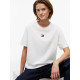 TOMMY JEANS BOXY BADGE TEE DW0DW22202 YBL-WHITE