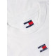 TOMMY JEANS BOXY BADGE TEE DW0DW22202 YBL-WHITE