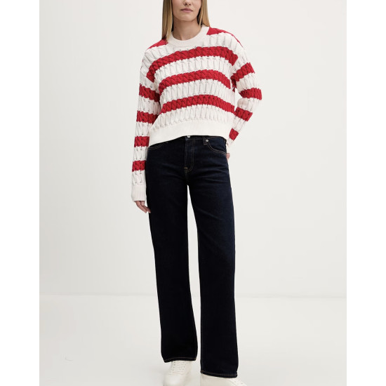 TOMMY JEANS LOOSE CABLE SWEATER DW0DW22926 0EY