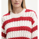 TOMMY JEANS LOOSE CABLE SWEATER DW0DW22926 0EY