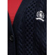 TOMMY JEANS RWB TIPPING OVS CARDIGAN DW0DW22934 C1G-DARK NIGHT NAVY
