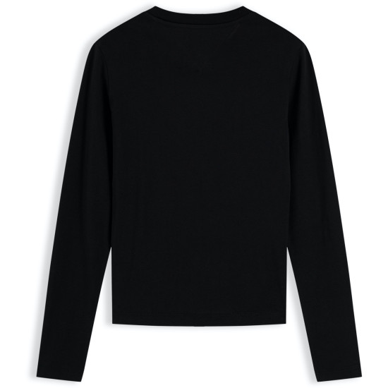 TOMMY JEANS SLIM CLASSIC LOGO LS TEE DW0DW23248 BDS