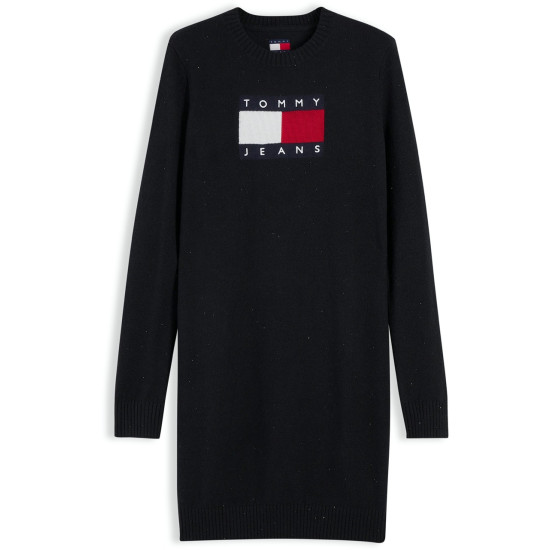 TOMMY JEANS SPARKLE FLAG SWEATER DRESS DW0DW23322 BDS