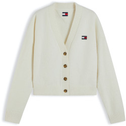 TOMMY JEANS FLUFFY BADGE CARDIGAN EXT DW0DW23830 YBH