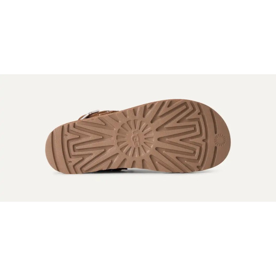 UGG GOLDENSTAR EVELINA CLOG 1180251 CHE-CHESTNUT