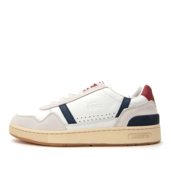LACOSTE T-CLIP 120 2 US SMA SNEAKER 7-39SMA00578R1 OFF WHT/NVY/RED