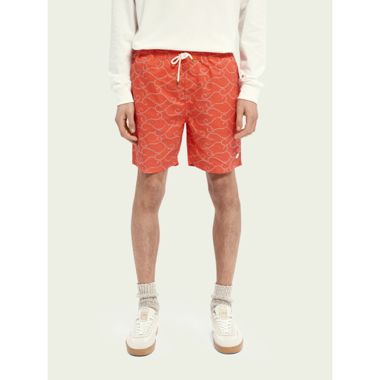 SCOTCH & SODA MID LENGTH RECYCLED POLYESTER SWIM SHORTS 160604