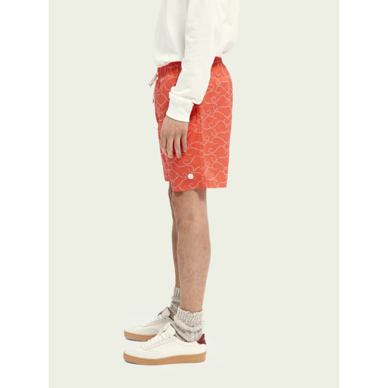 SCOTCH & SODA MID LENGTH RECYCLED POLYESTER SWIM SHORTS 160604