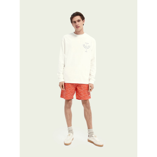 SCOTCH & SODA MID LENGTH RECYCLED POLYESTER SWIM SHORTS 160604