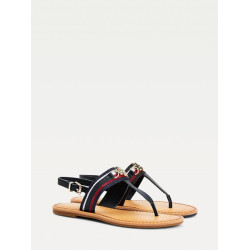 ΤΟΜΜΥ HILFIGER σανδαλι SHIMMERY RIBBON FLAT SANDAL FW0FW05629