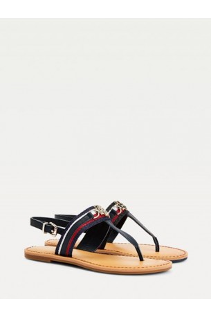 ΤΟΜΜΥ HILFIGER® σανδαλι SHIMMERY RIBBON FLAT SANDAL FW0FW05629
