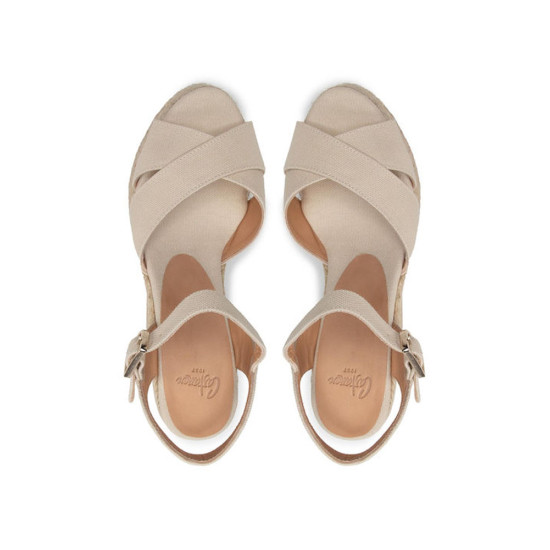 CASTANER ESPADRILLE BLAUDELL COTTON WEDGE SANDAL 020930