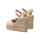 CASTANER ESPADRILLE BLAUDELL COTTON WEDGE SANDAL 020930