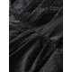 SCOTCH & SODA V-NECK LUREX STRIPED TOP 166569 0008 BLACK