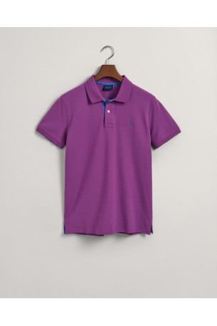 GANT CONTRAST COLLAR PIQUE SS RUGGER 2052003