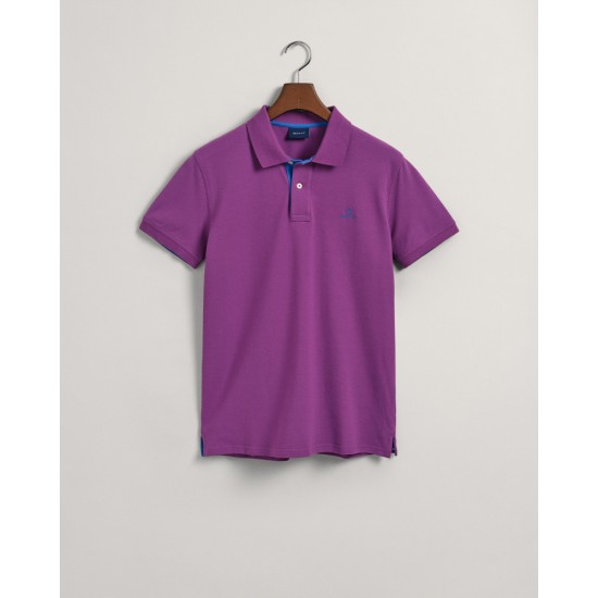 GANT CONTRAST COLLAR PIQUE SS RUGGER 2052003