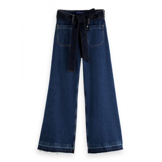 SCOTCH & SODA THE WAVE CROPPED FLARE JEANS 172190