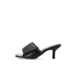 BIANCO BIALULU VELCRO SLIDE FAUX LEATHER 11201179 BLACK