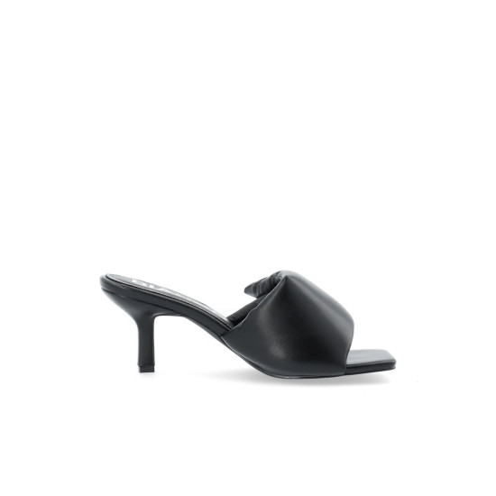 BIANCO BIALULU VELCRO SLIDE FAUX LEATHER 11201179 BLACK