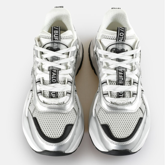 BUFFALO TRIPLET HOLLOW BN16361551 WHITE/BLACK/SILVER
