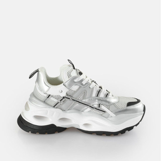 BUFFALO TRIPLET HOLLOW BN16361551 WHITE/BLACK/SILVER