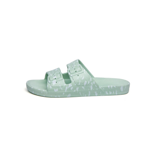 FREEDOM MOSES WHITE TERRAZZO SAGE FM-WHTRZSA-3536 WHITE MOSAIC-SAGE GREEN