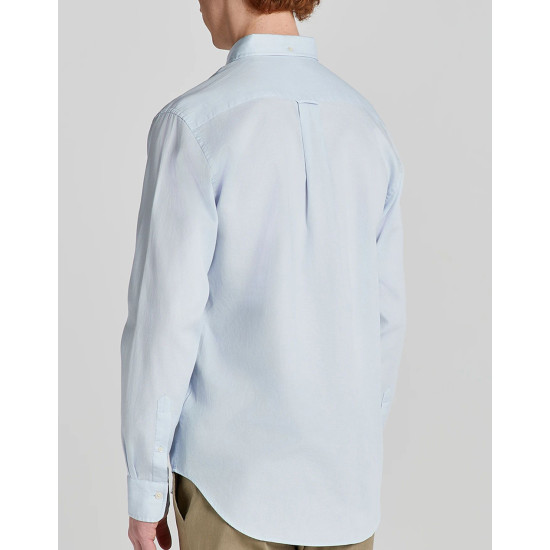 GANT REG HONEYCOMG TEXTURE SHIRT 3240059 455 LIGHT BLUE 