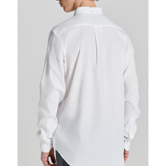 GANT REG HONEYCOMG TEXTURE SHIRT 3240059 110 WHITE