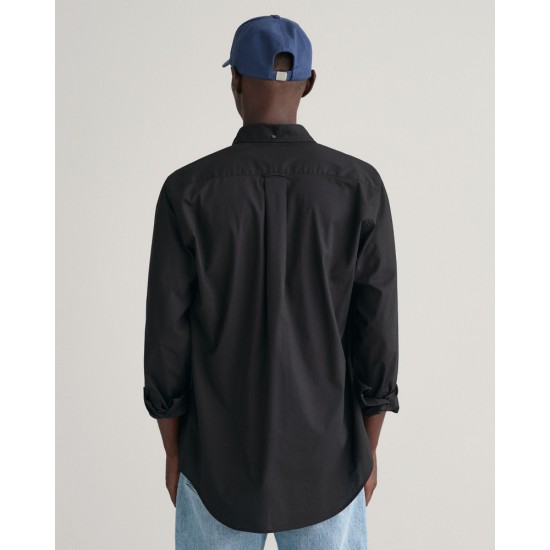 GANT REG POPLIN SHIRT 3000100 5 BLACK GANT REG POPLIN SHIRT 3000100 5 BLACK