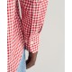 GANT REG POPLIN GINGHAM SHIRT 3000120 630 RUBY RED