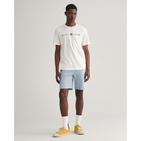 GANT PRINTED GRAPHIC SS T-SHIRT 2003242 113 EGGSHELL