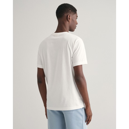 GANT PRINTED GRAPHIC SS T-SHIRT 2003242 113 EGGSHELL