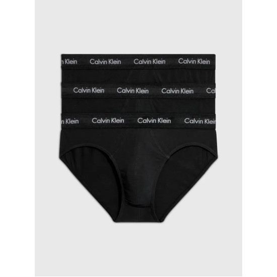 CALVIN KLEIN HIP BRIEF 3PACK 0000U2661G BLACK